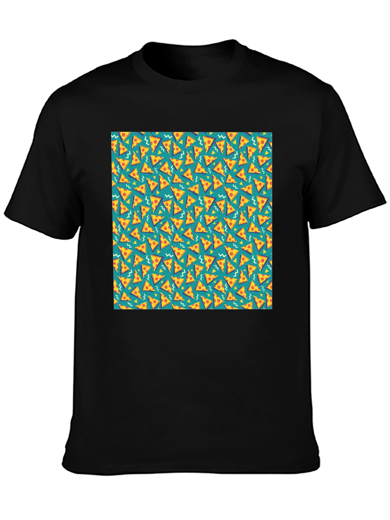 Pizza Pattern Graphic Tee