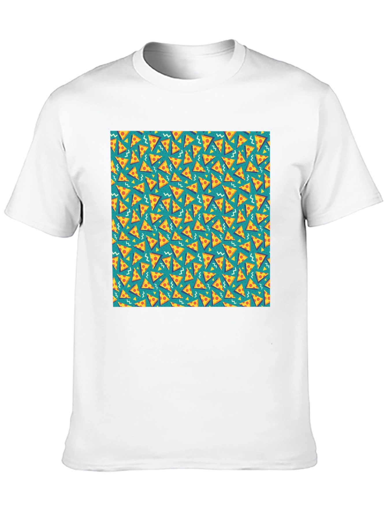 Pizza Pattern Graphic Tee