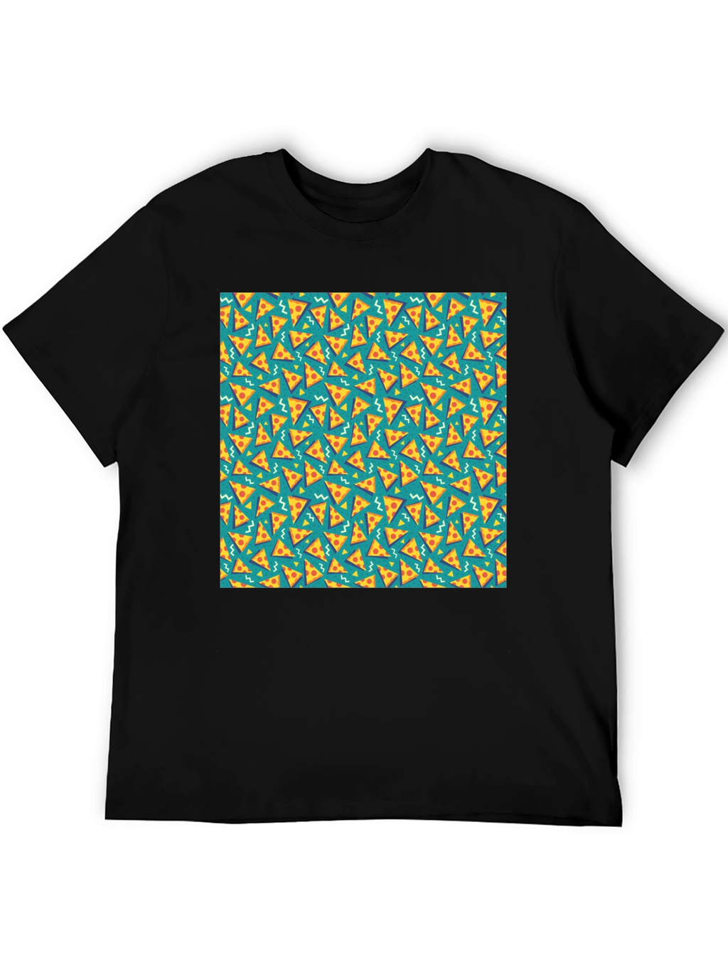 Pizza Pattern Graphic Tee