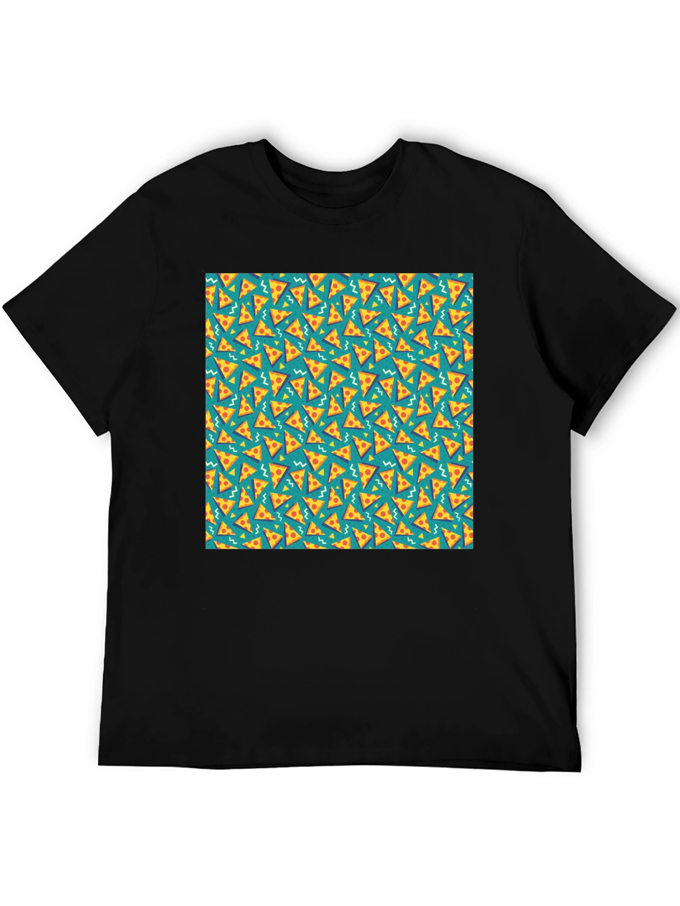 Pizza Pattern Graphic Tee
