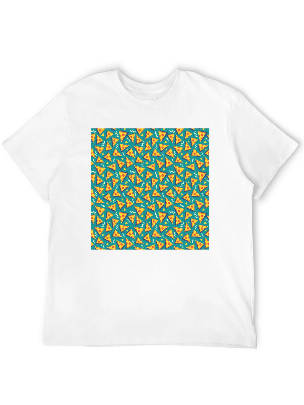 Pizza Pattern Graphic Tee