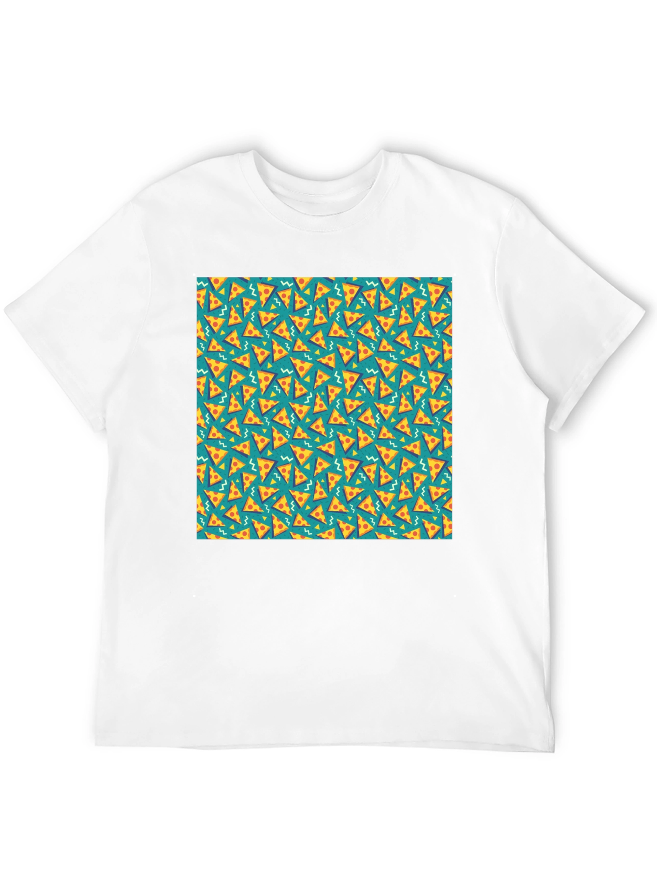 Pizza Pattern Graphic Tee