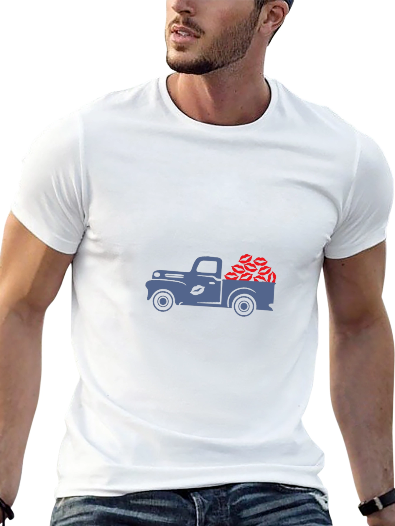 Kiss Truck Graphic Tee - Valentines Day