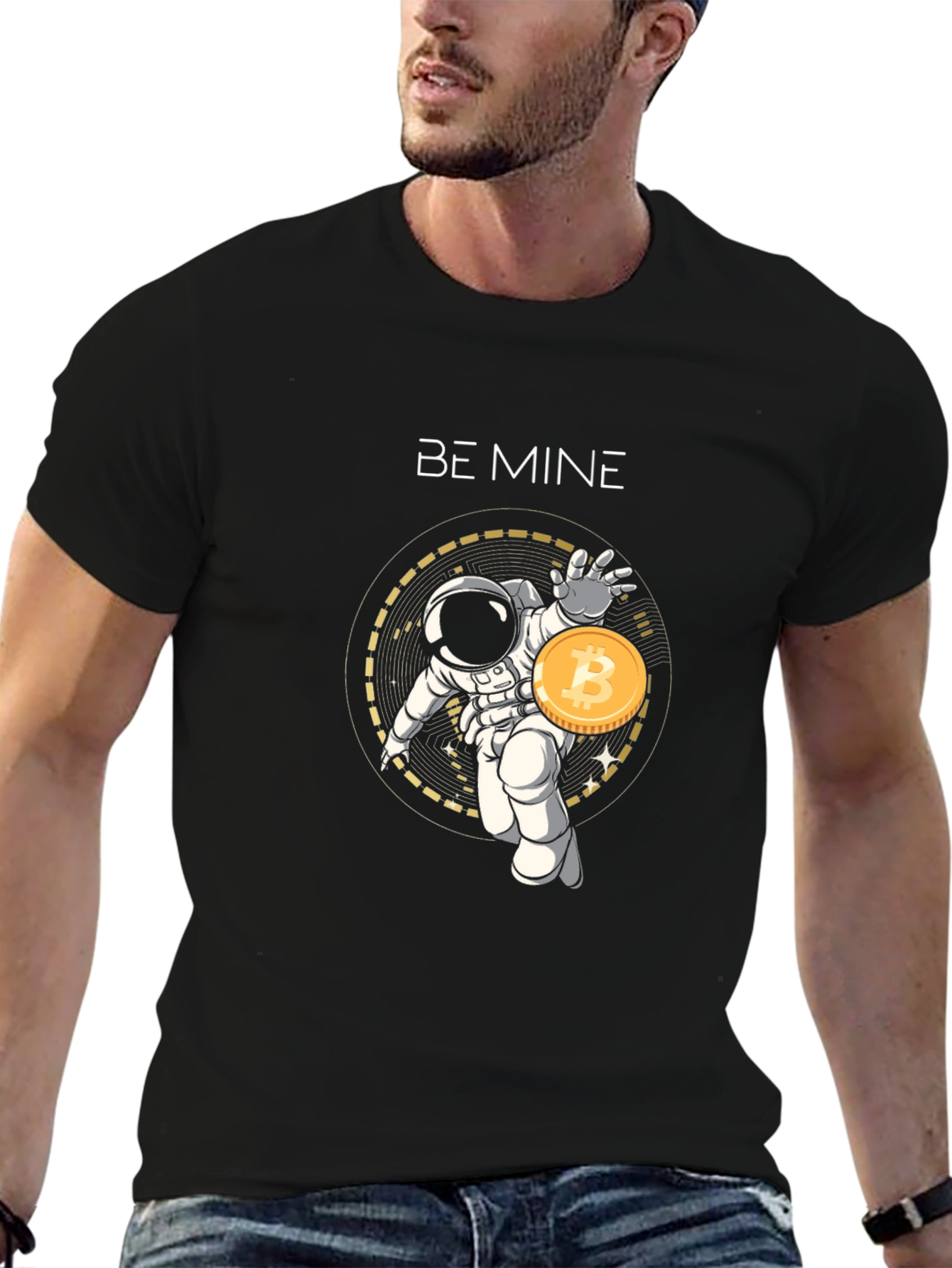Be Mine Bitcoin Astronaut T-Shirt