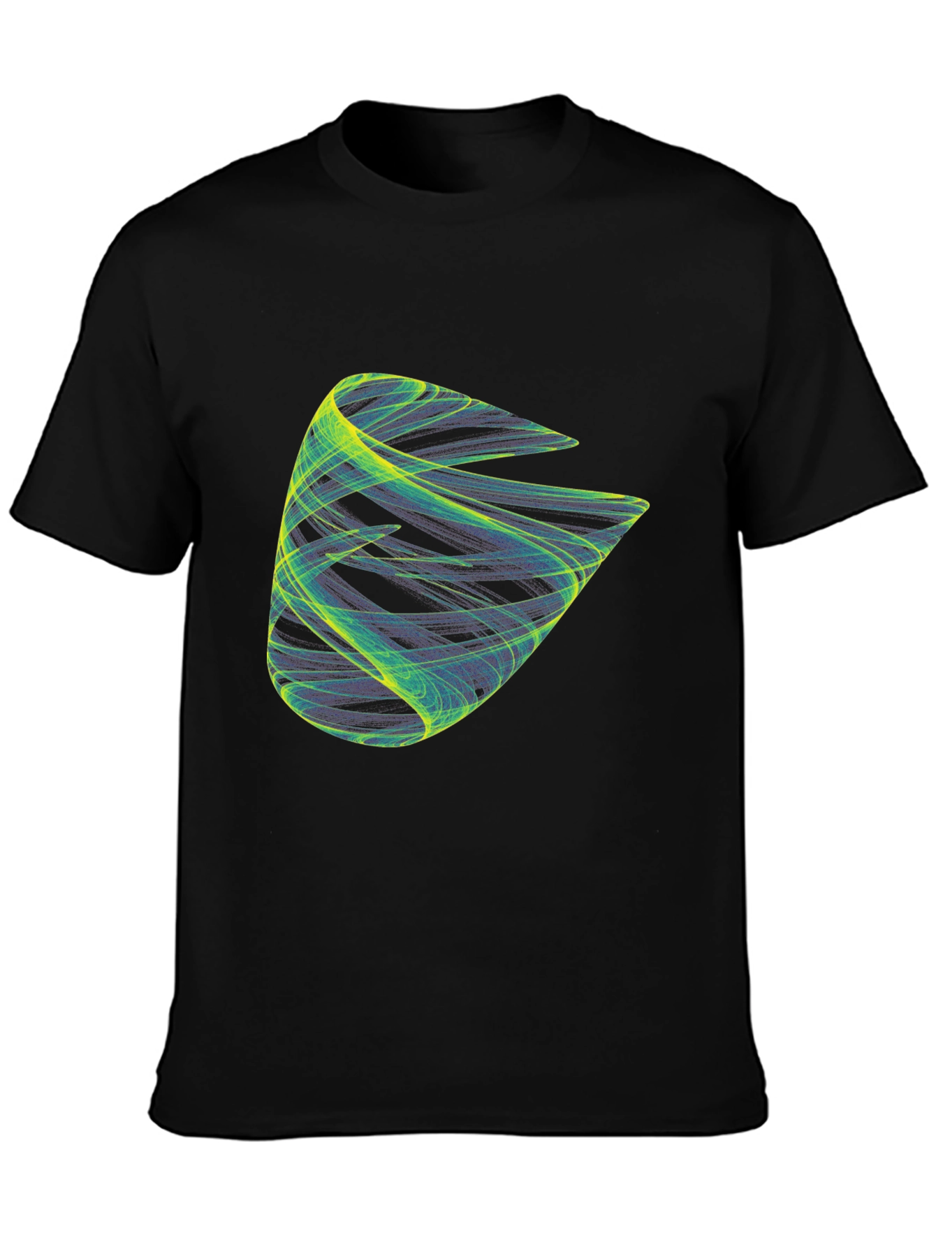 Abstract Graphic Black T-Shirt