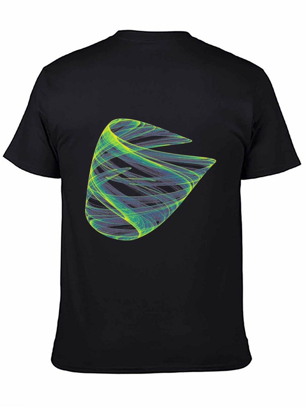 Abstract Graphic Black T-Shirt