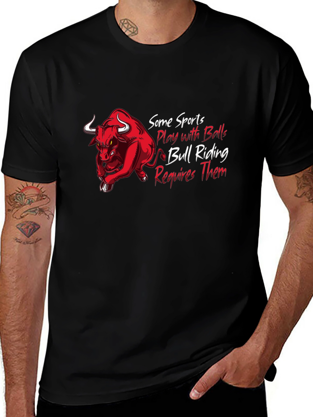 Bull Riding Balls T-Shirt