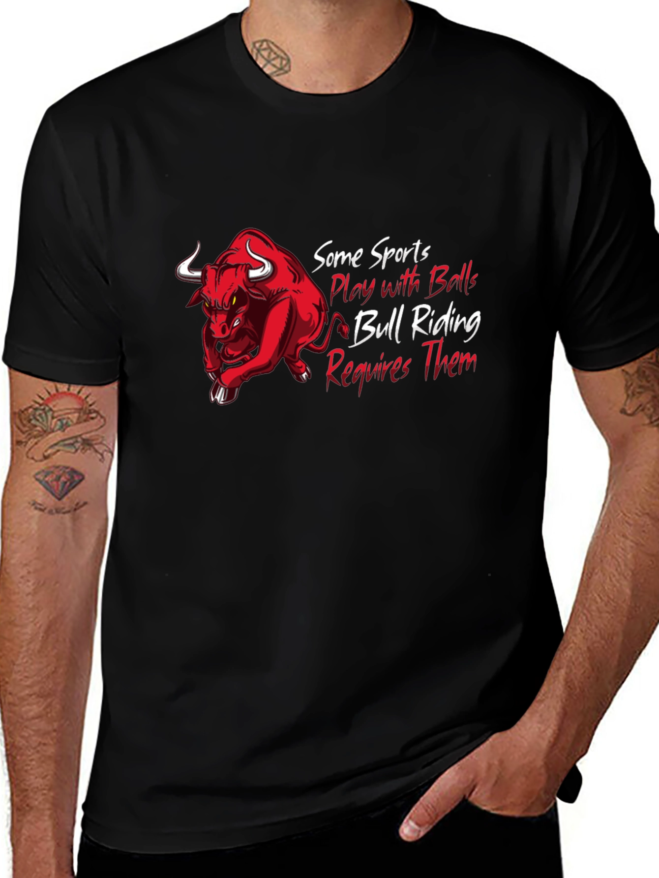 Bull Riding Balls T-Shirt