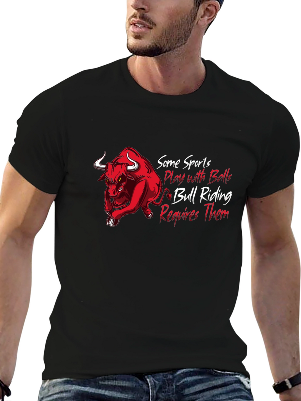Bull Riding Balls T-Shirt