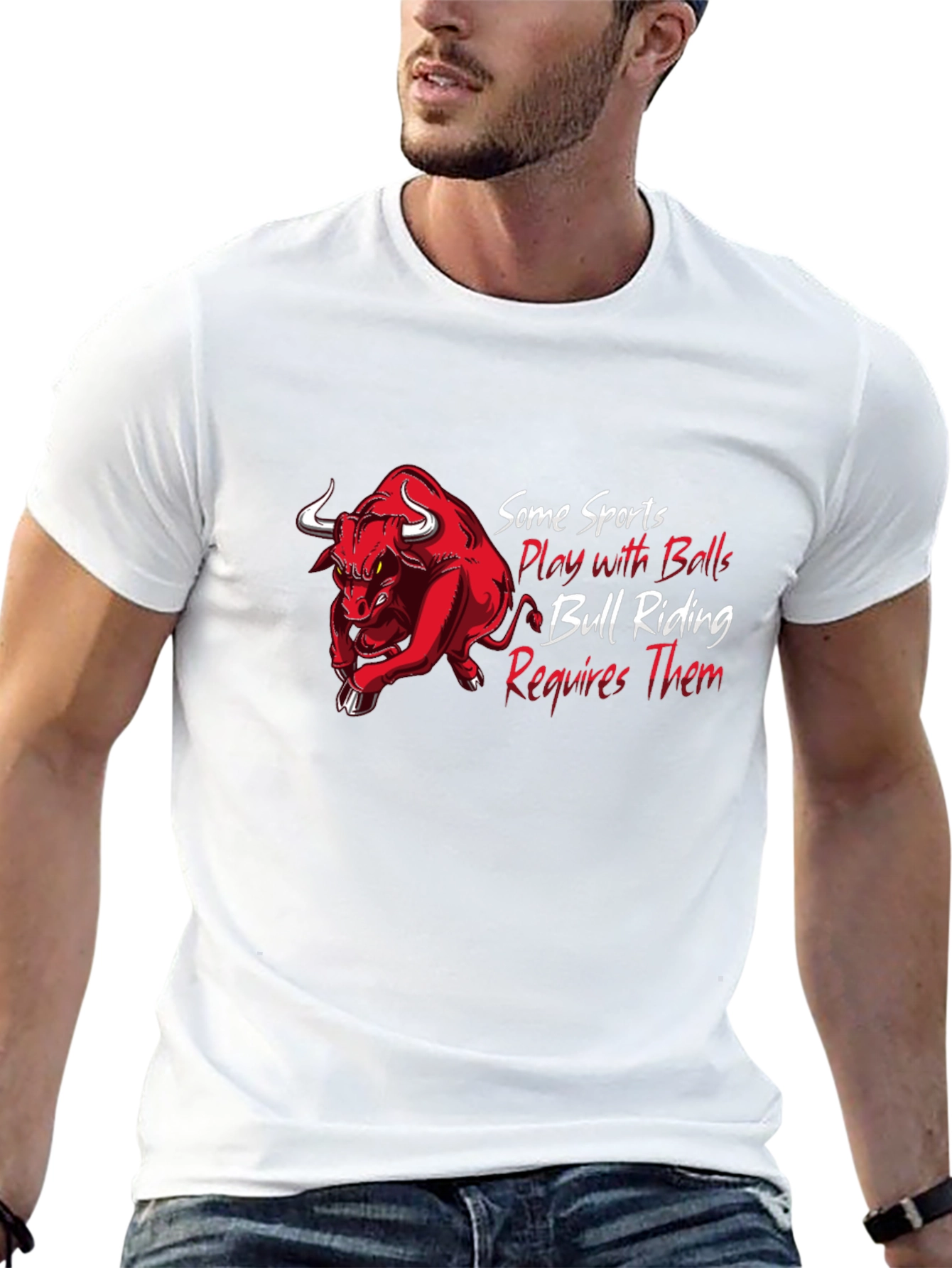 Bull Riding Balls T-Shirt