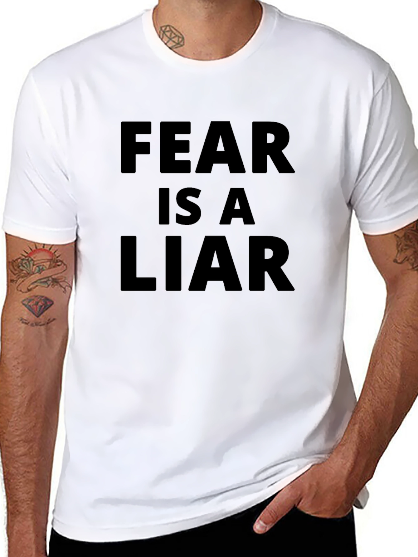Fear Is A Liar Graphic T-Shirt
