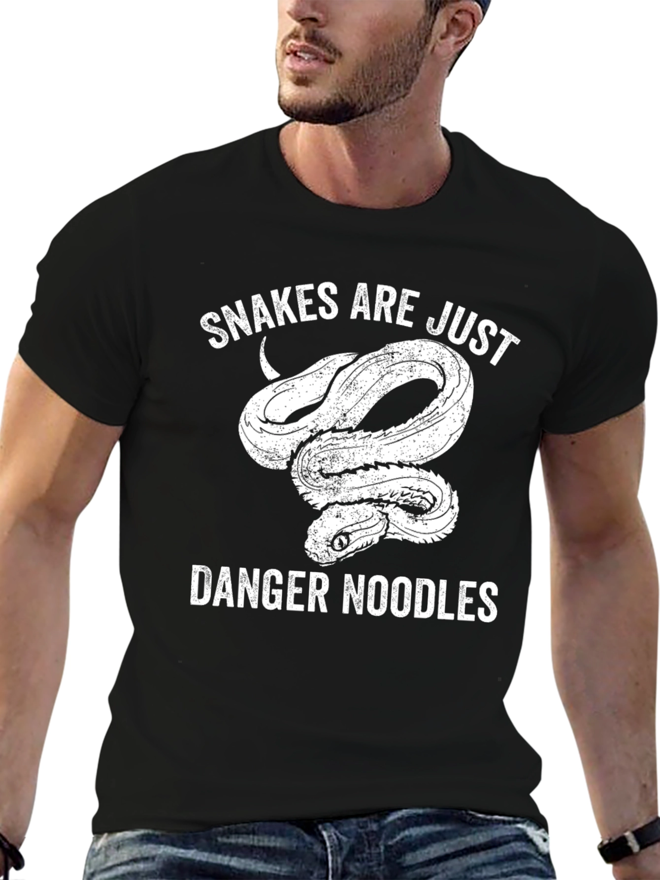 Snakes Are Just Danger Noodles Graphic Tee