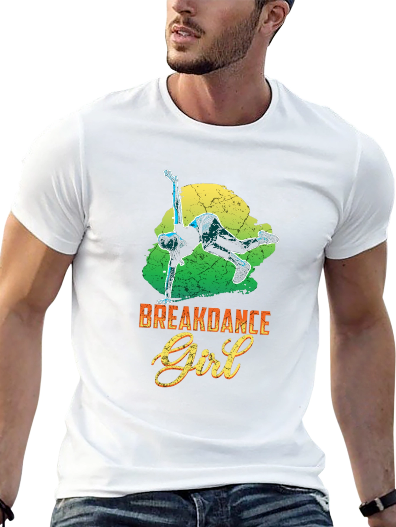 Breakdance Girl Graphic Tee - Stylish Streetwear
