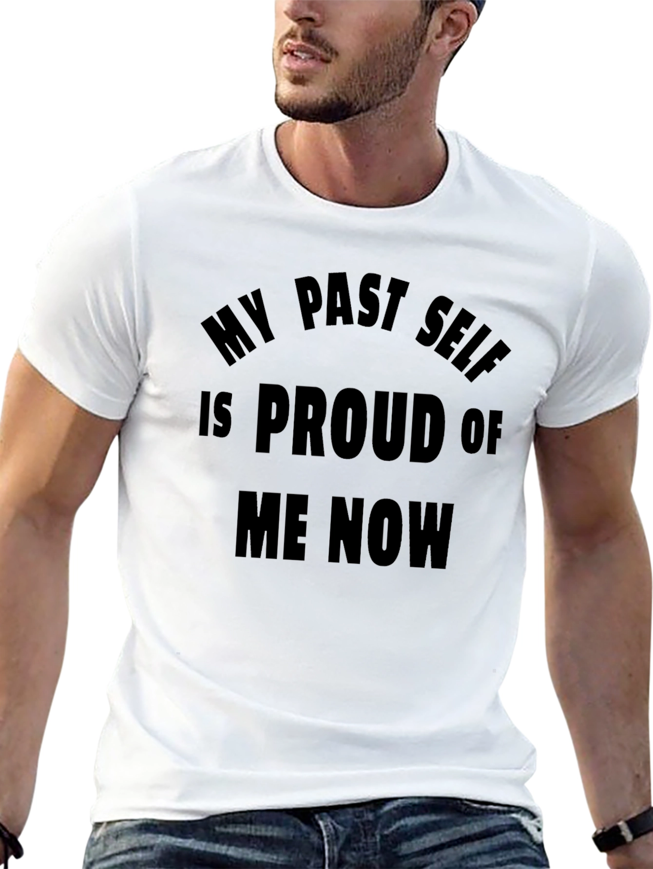 Proud Past Self T-Shirt - Black Tee