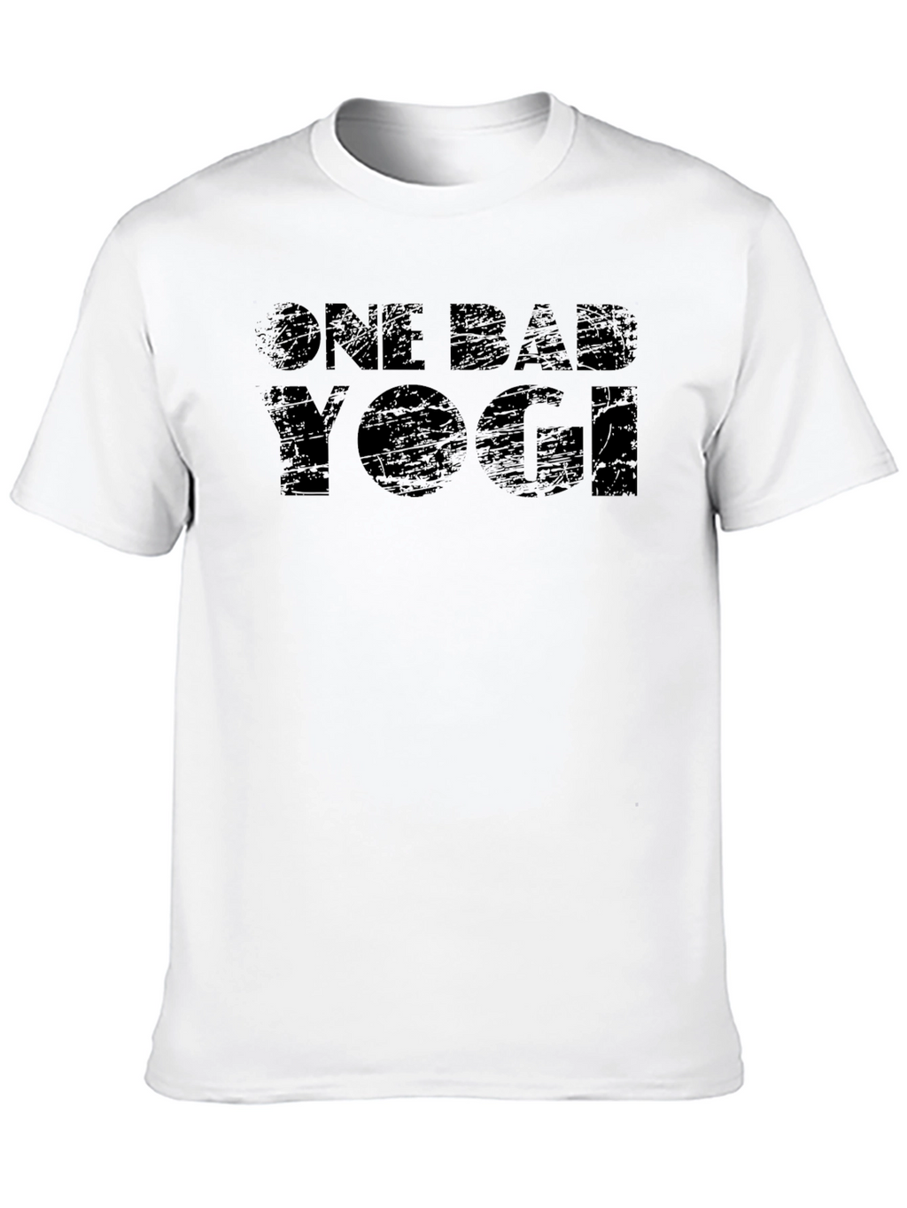 One Bad Yogi Graphic T-Shirt - Black