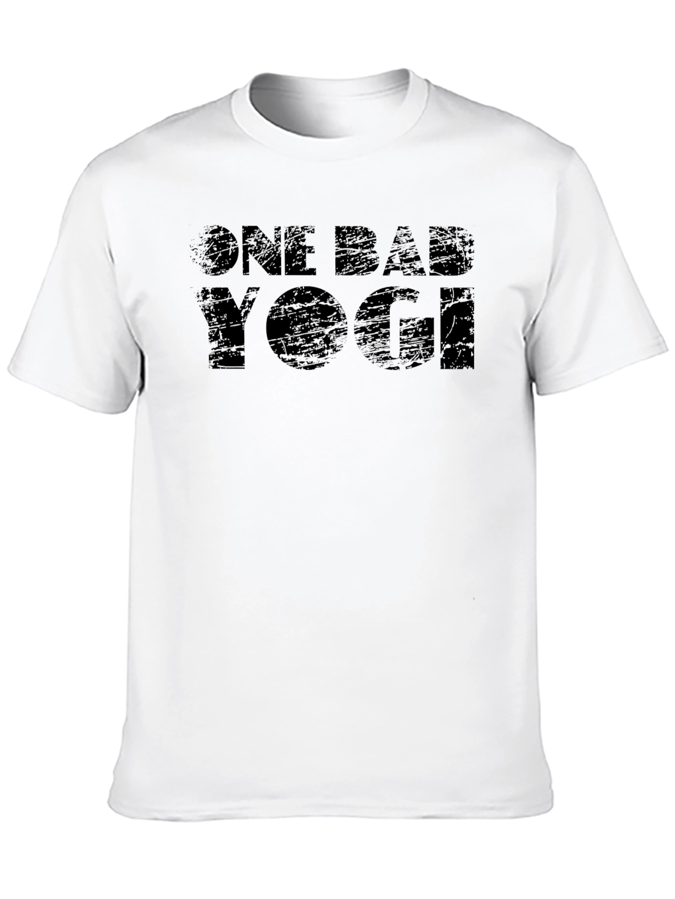 One Bad Yogi Graphic T-Shirt - Black