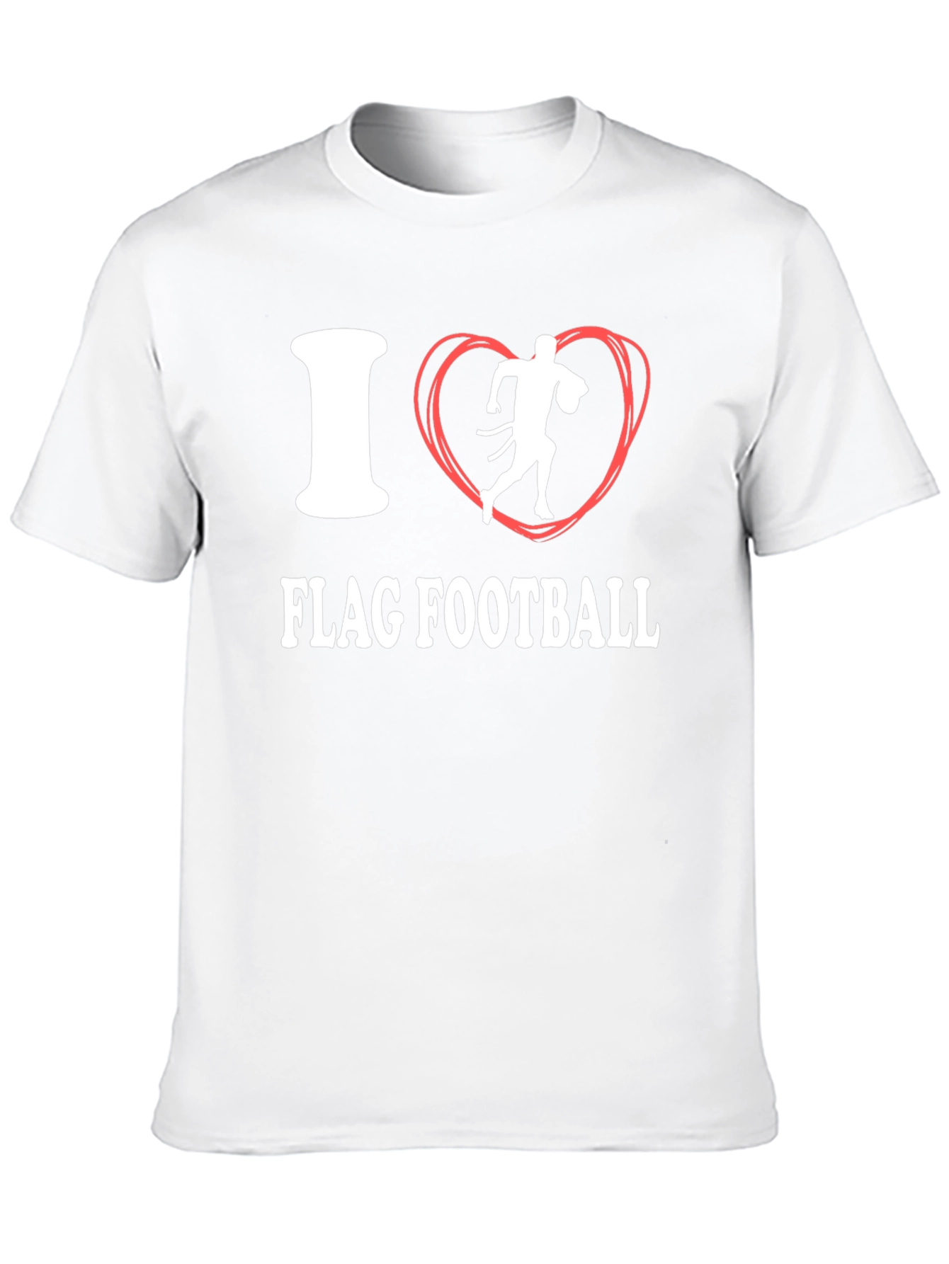 I Love Flag Football T-Shirt