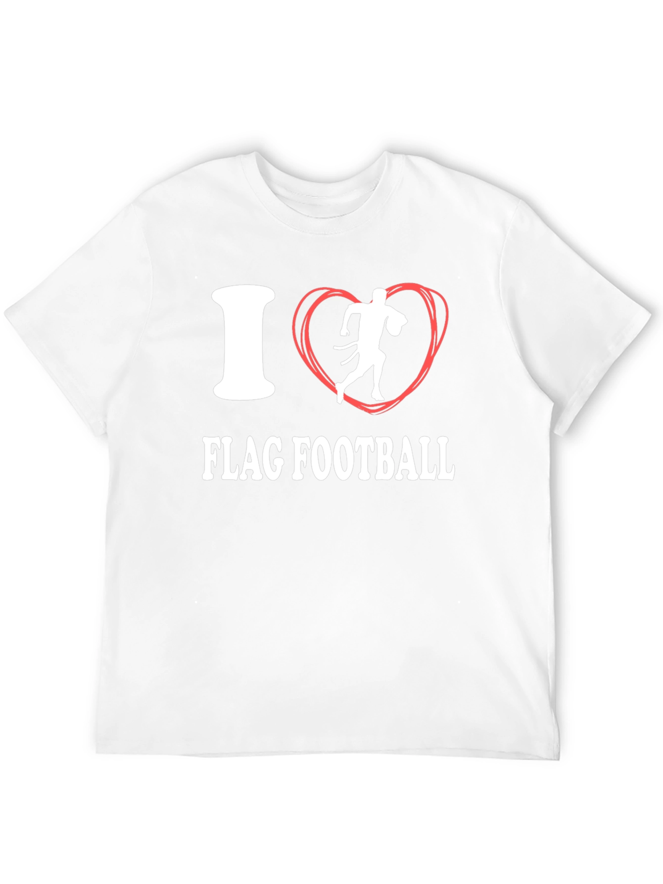 I Love Flag Football T-Shirt