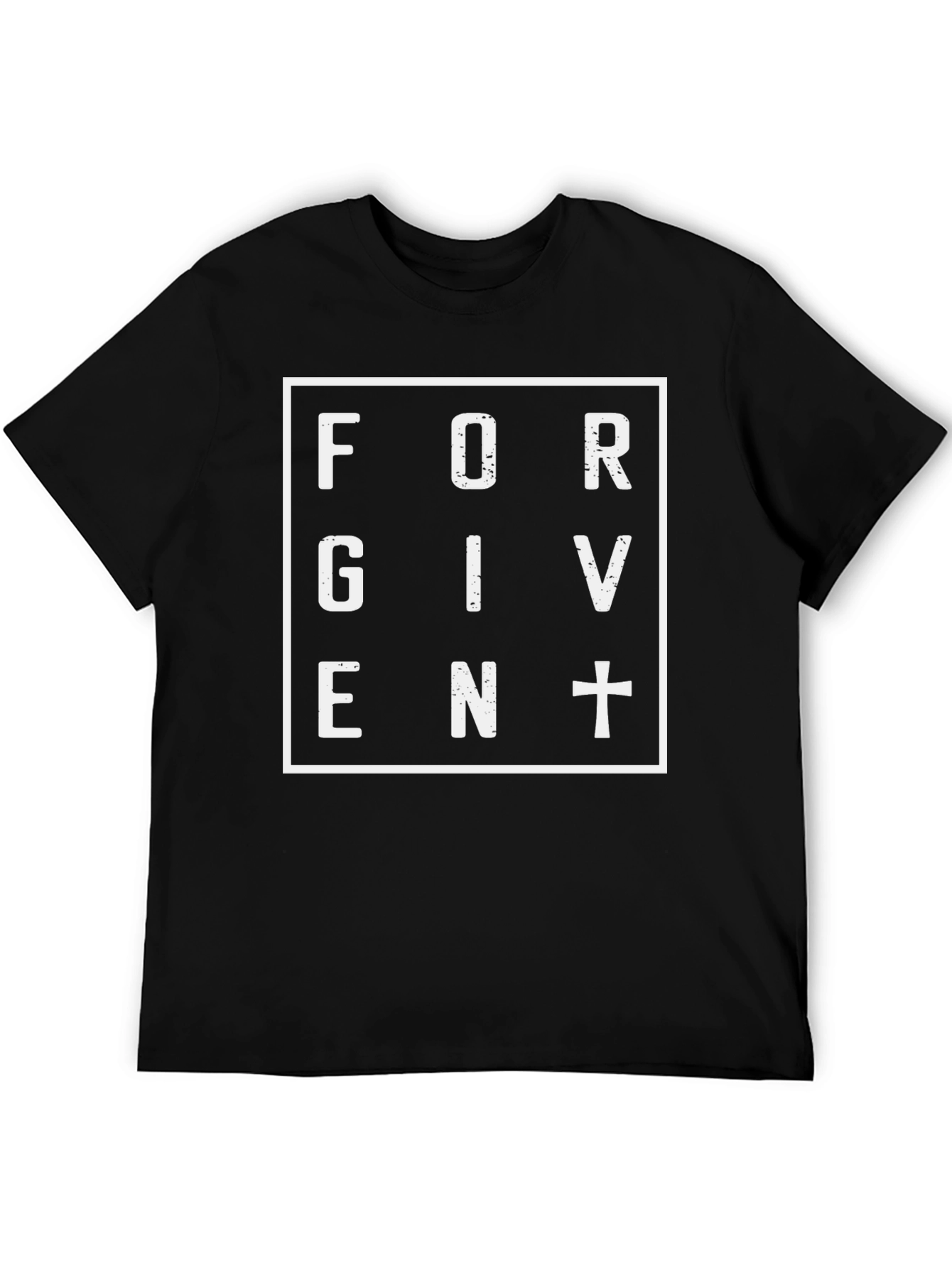 Forgiven T-Shirt - Black Christian Tee