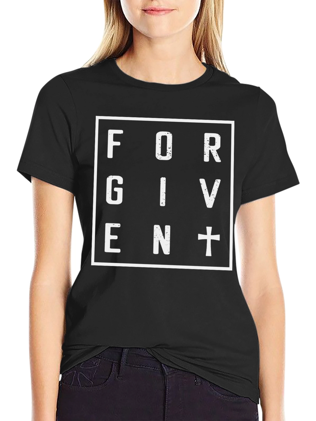 Forgiven T-Shirt - Black Christian Tee
