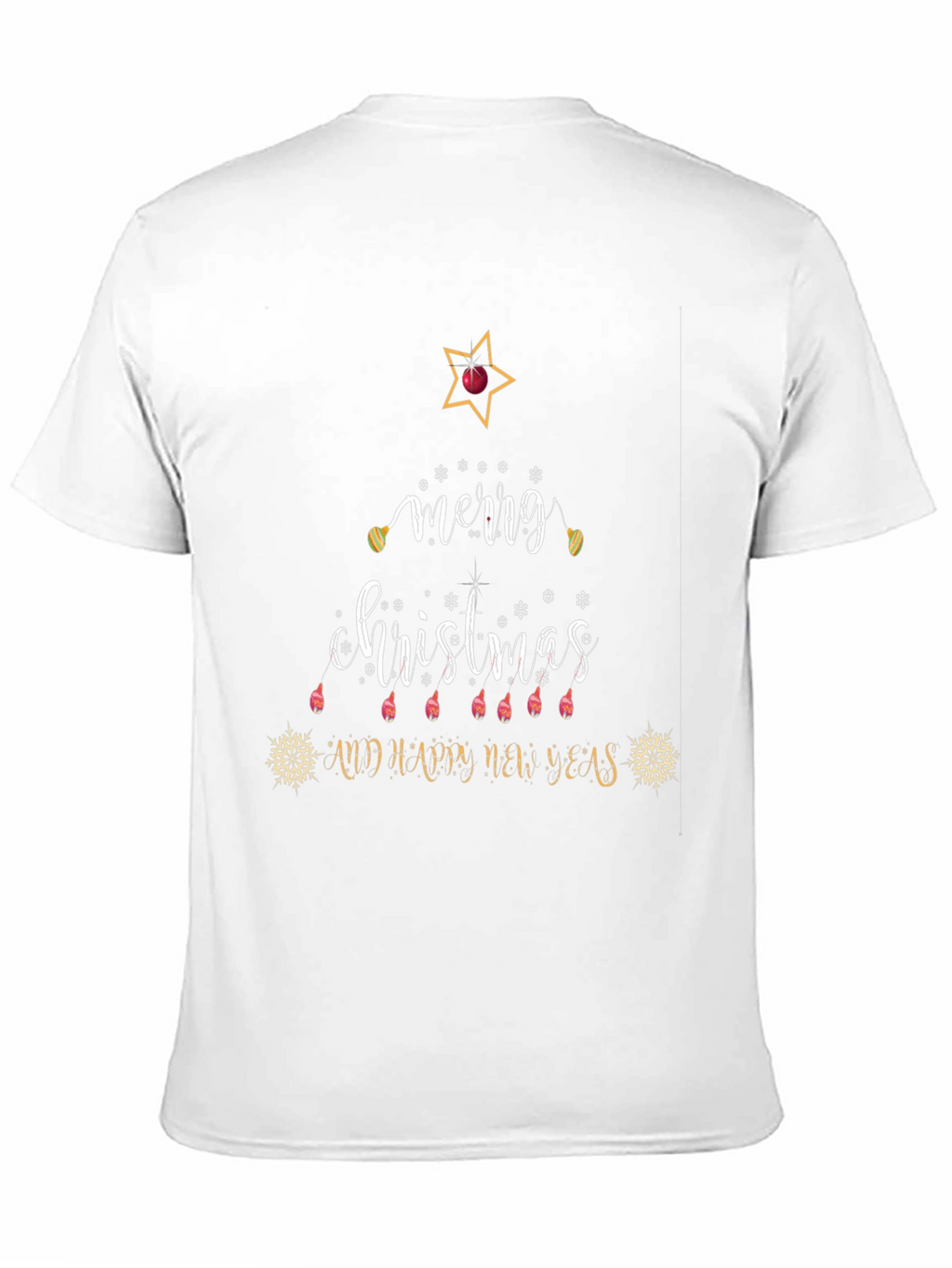 Festive Merry Christmas Graphic T-Shirt