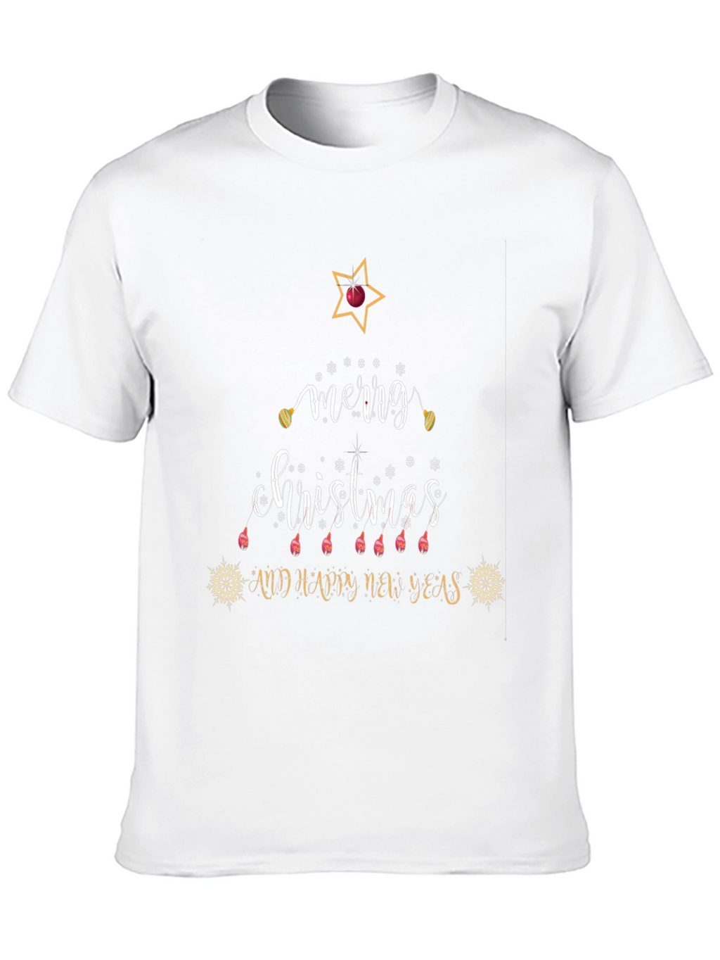 Festive Merry Christmas Graphic T-Shirt