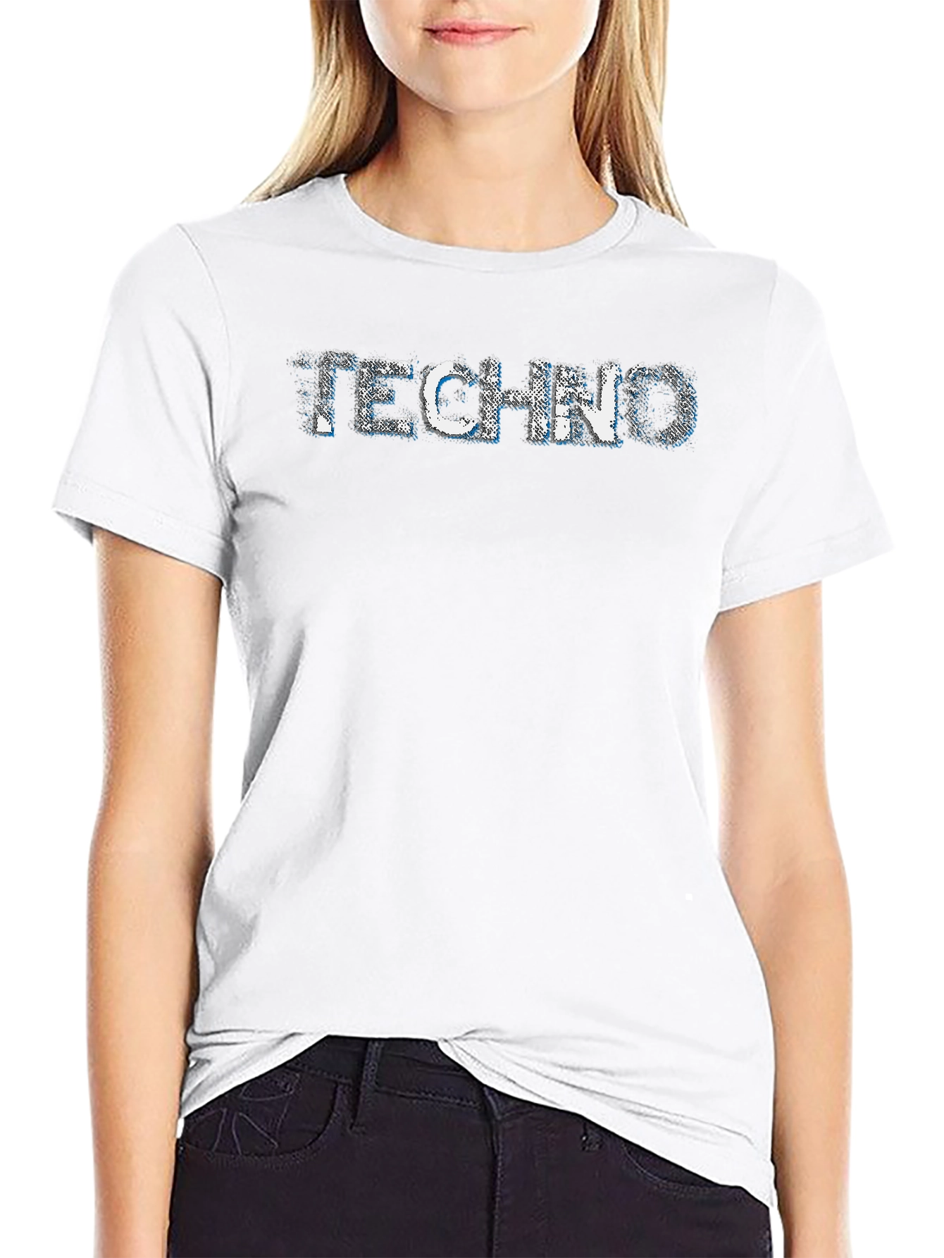Techno Graphic T-Shirt - Club Wear