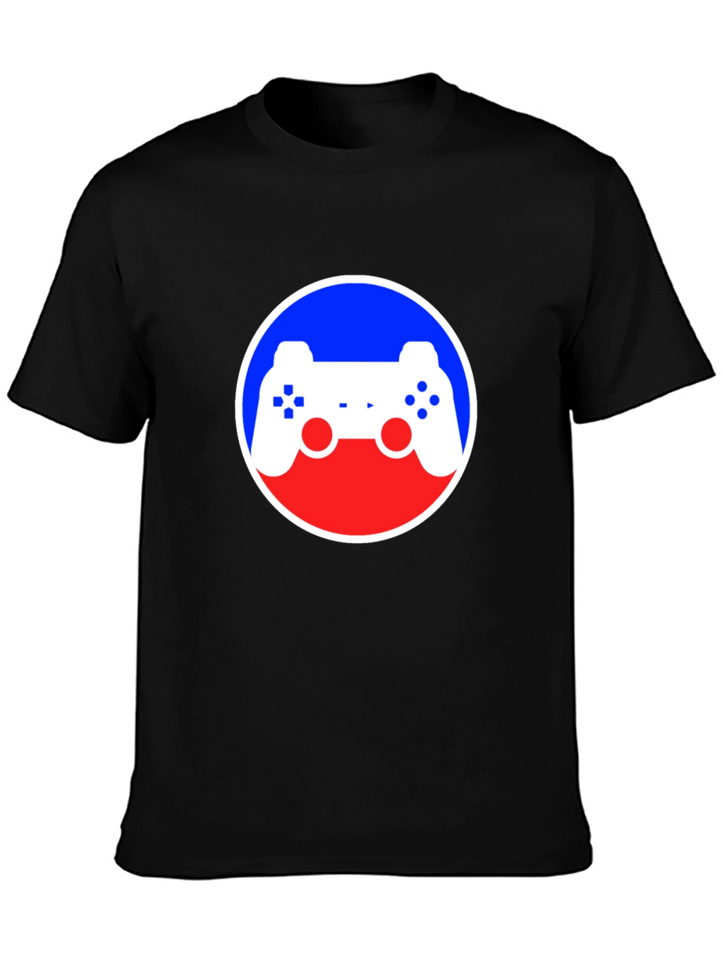 Gaming Controller Graphic Black T-Shirt