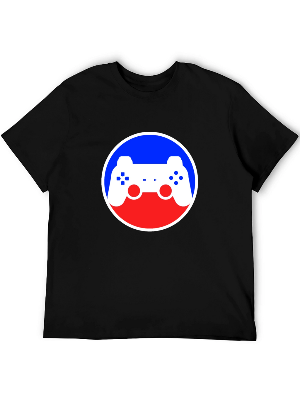 Gaming Controller Graphic Black T-Shirt