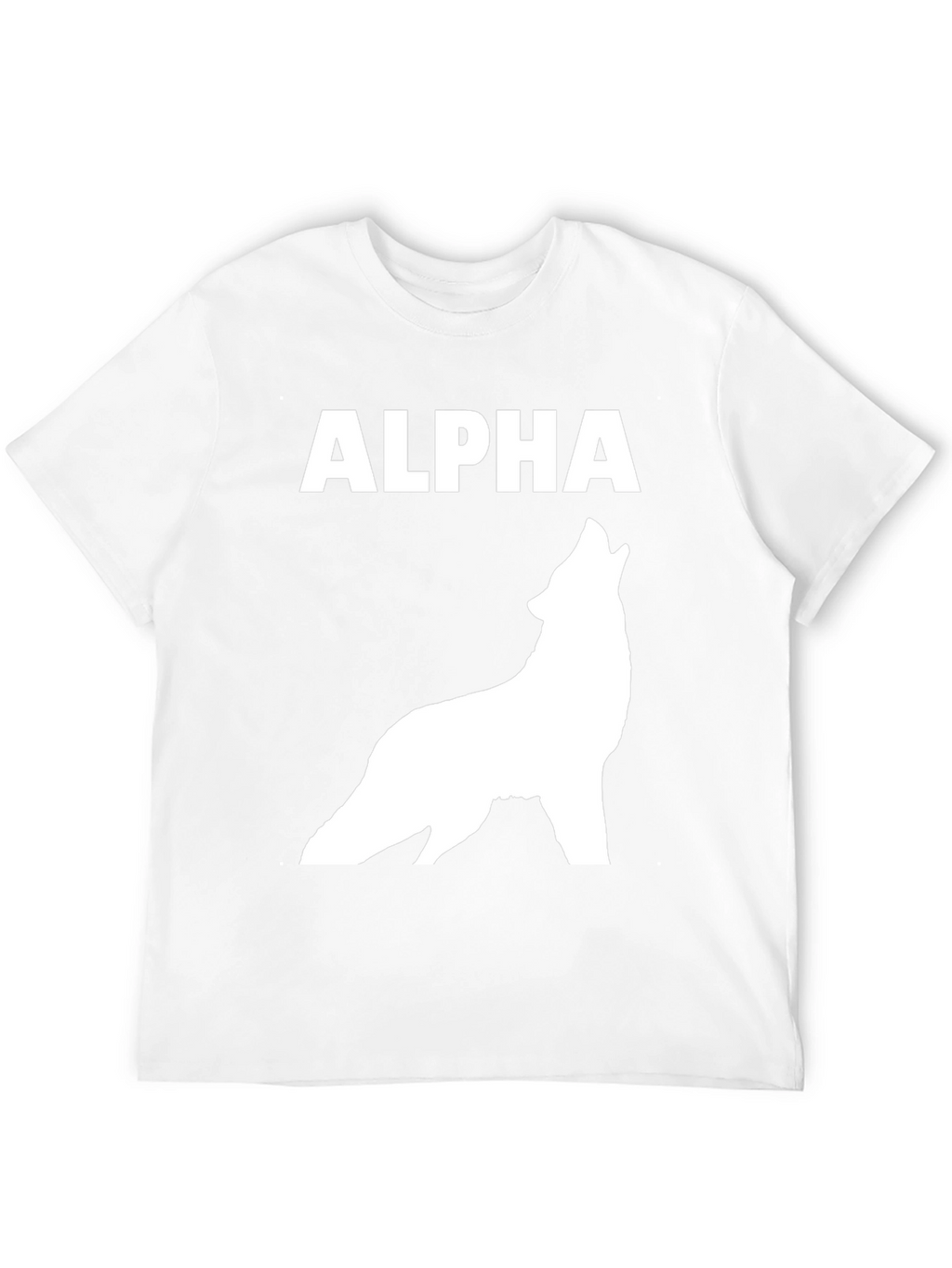 Alpha Wolf Graphic Tee - Black T-Shirt