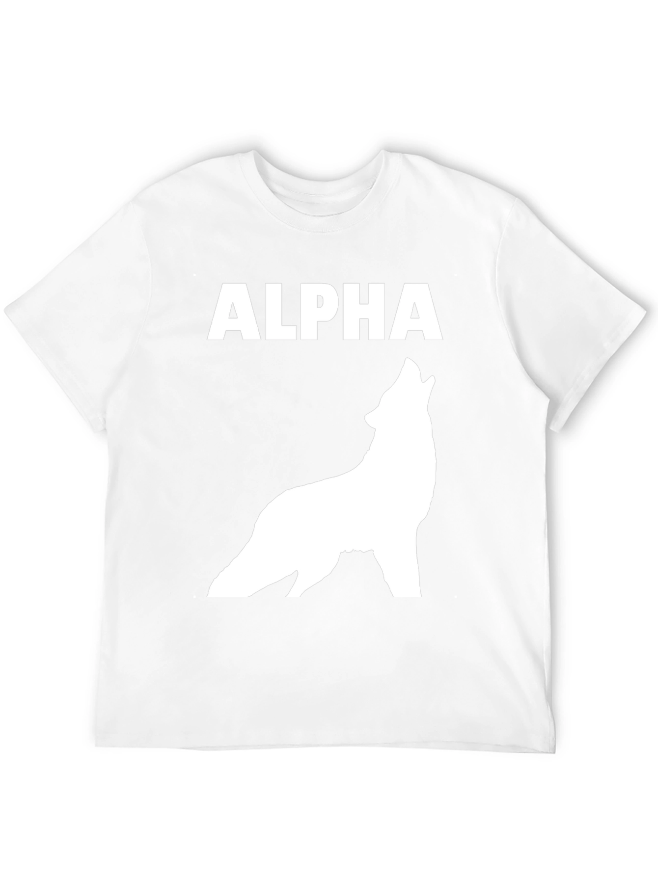 Alpha Wolf Graphic Tee - Black T-Shirt