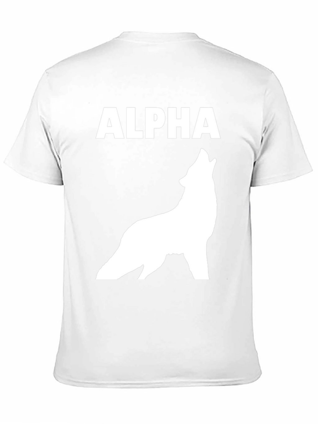 Alpha Wolf Graphic Tee - Black T-Shirt