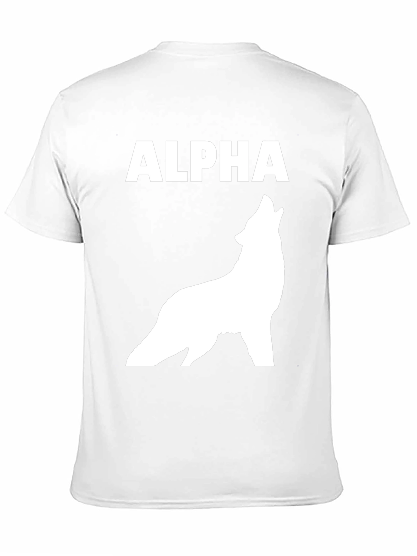 Alpha Wolf Graphic Tee - Black T-Shirt