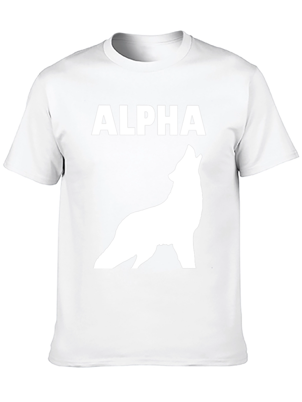 Alpha Wolf Graphic Tee - Black T-Shirt