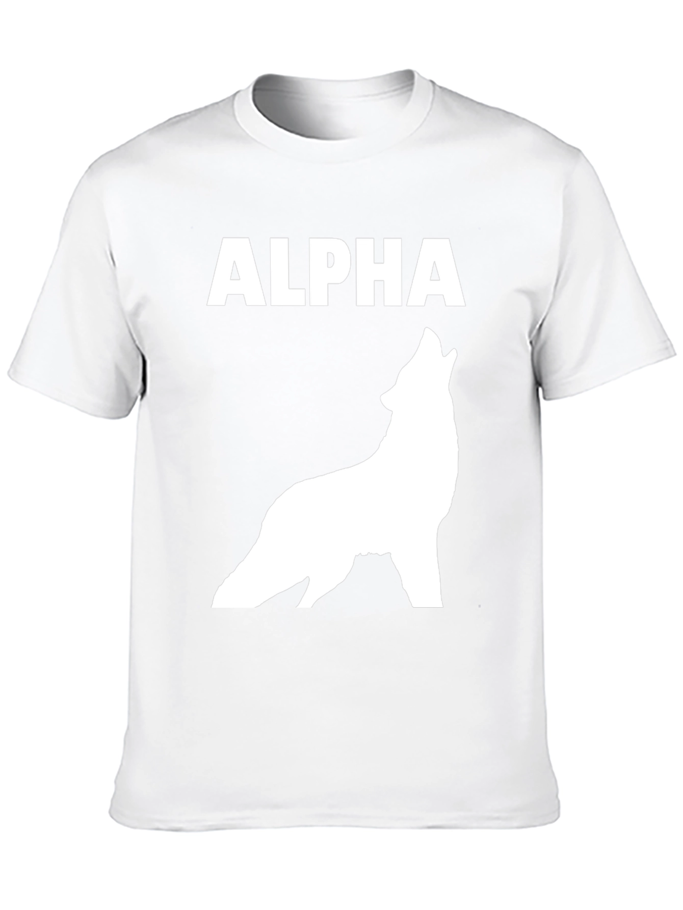 Alpha Wolf Graphic Tee - Black T-Shirt