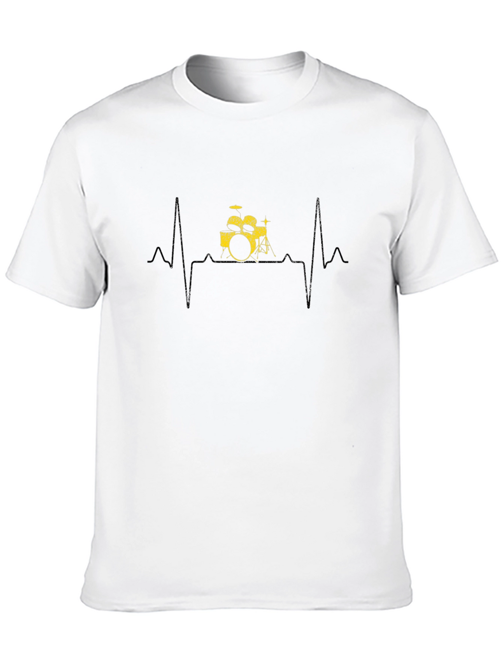 Drumbeat Heartbeat Graphic Tee - Black