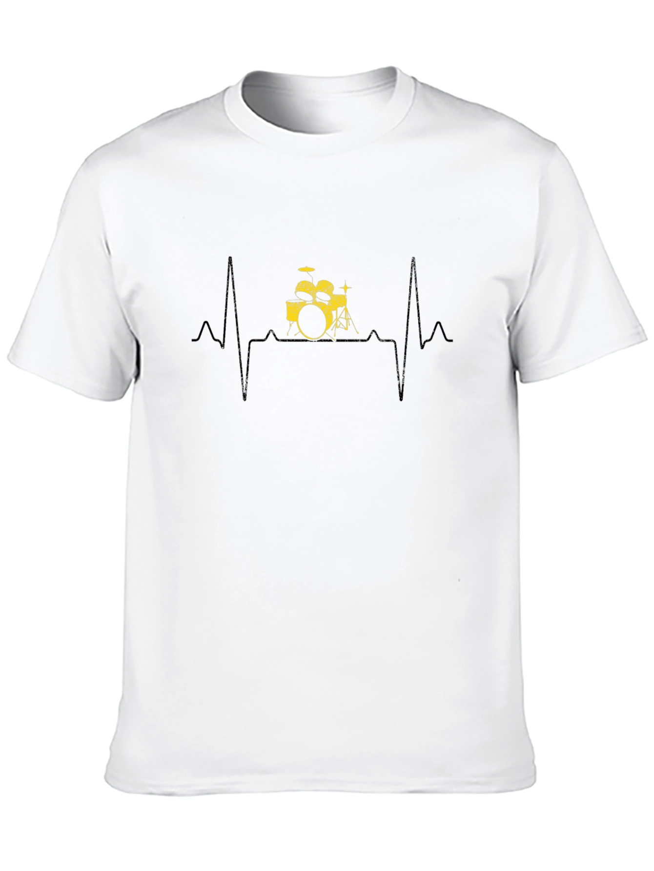 Drumbeat Heartbeat Graphic Tee - Black