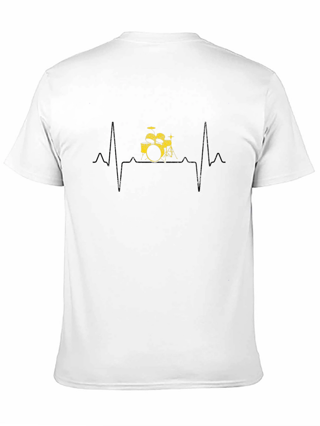 Drumbeat Heartbeat Graphic Tee - Black