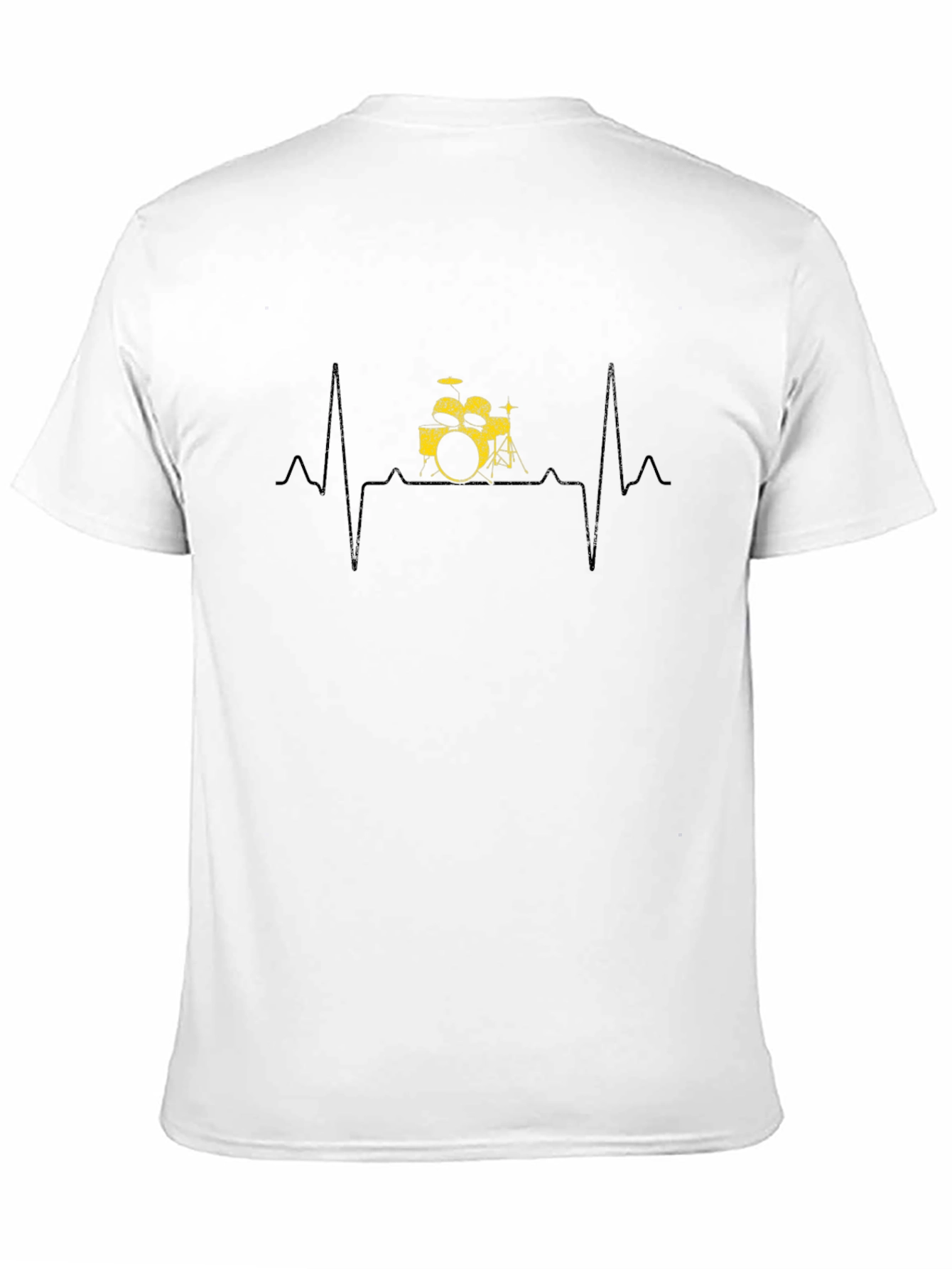 Drumbeat Heartbeat Graphic Tee - Black