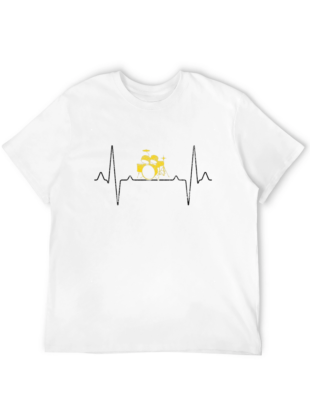 Drumbeat Heartbeat Graphic Tee - Black