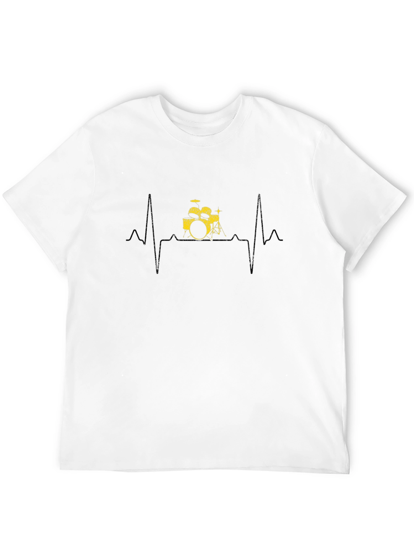 Drumbeat Heartbeat Graphic Tee - Black