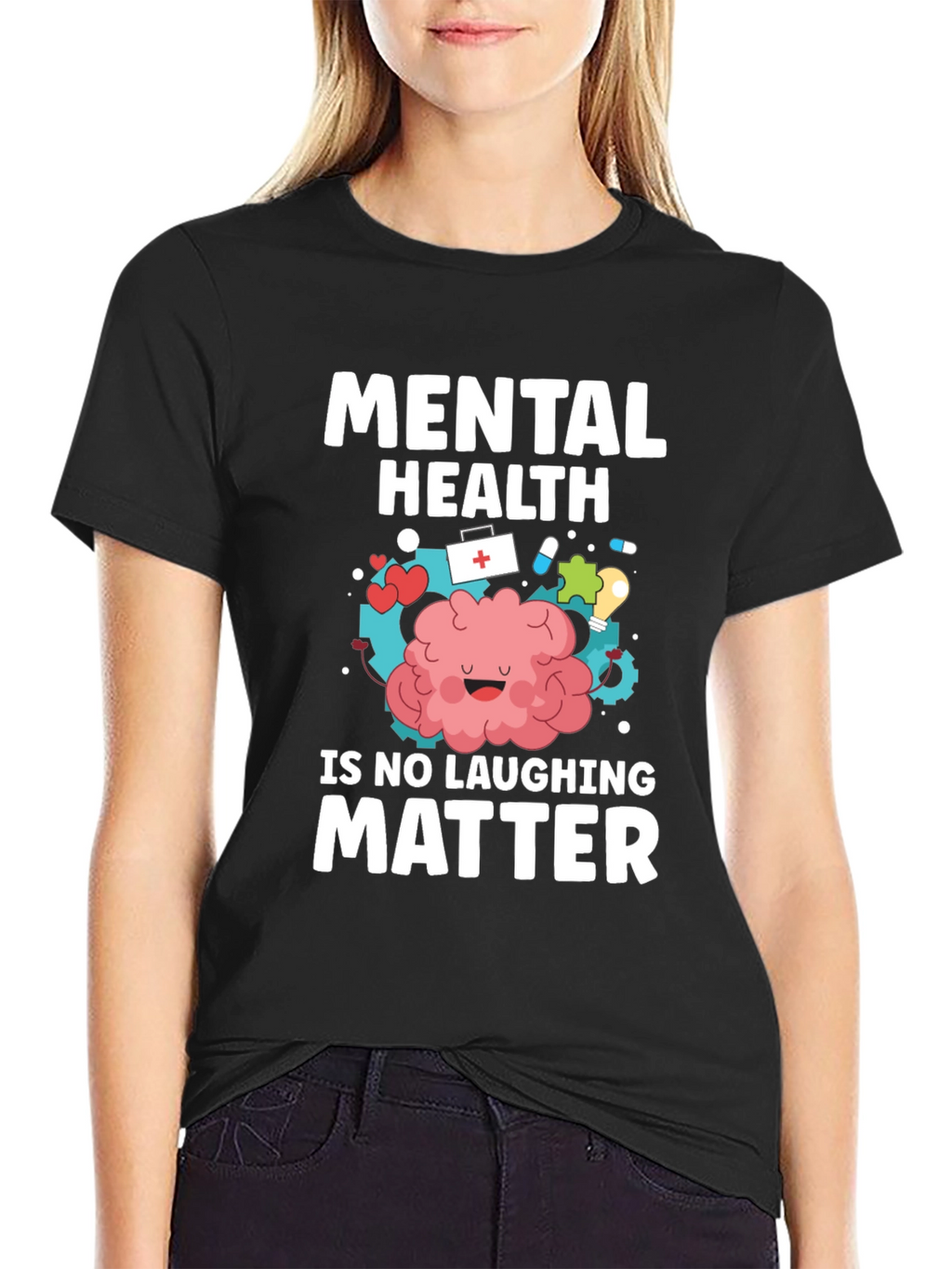 Mental Health Awareness T-Shirt - No Laughing Matter