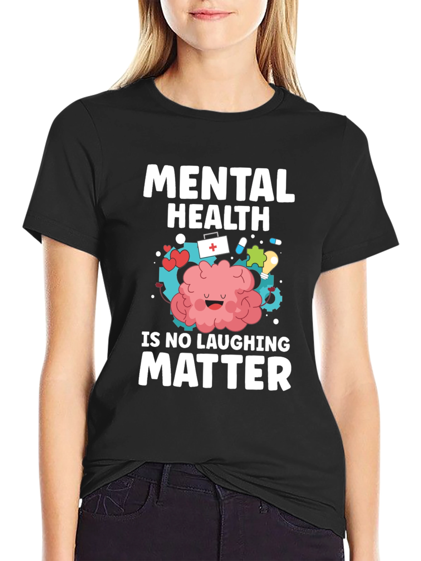 Mental Health Awareness T-Shirt - No Laughing Matter