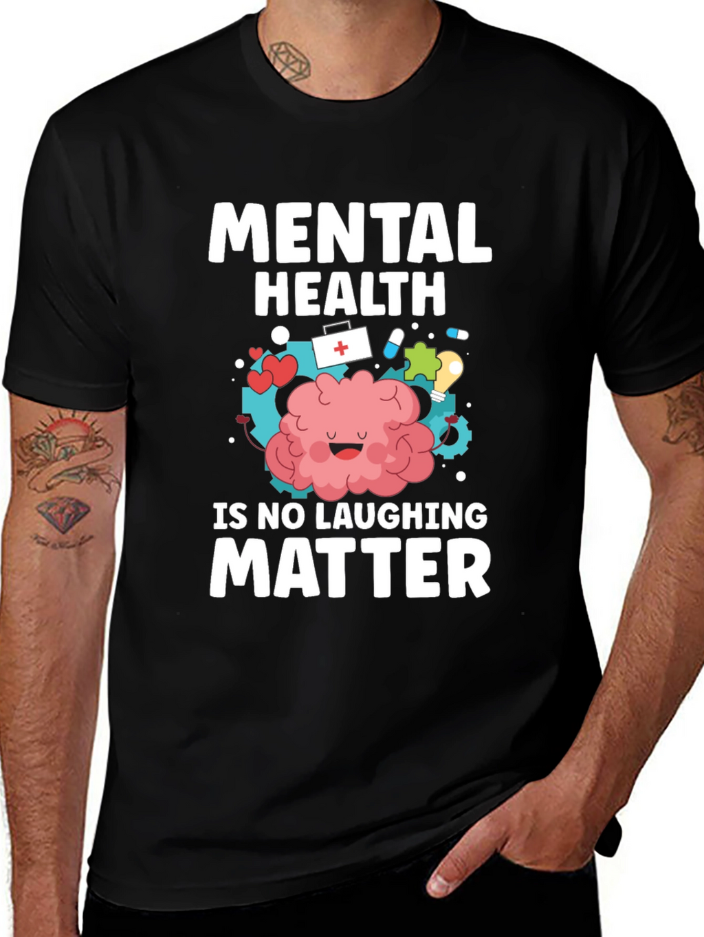 Mental Health Awareness T-Shirt - No Laughing Matter