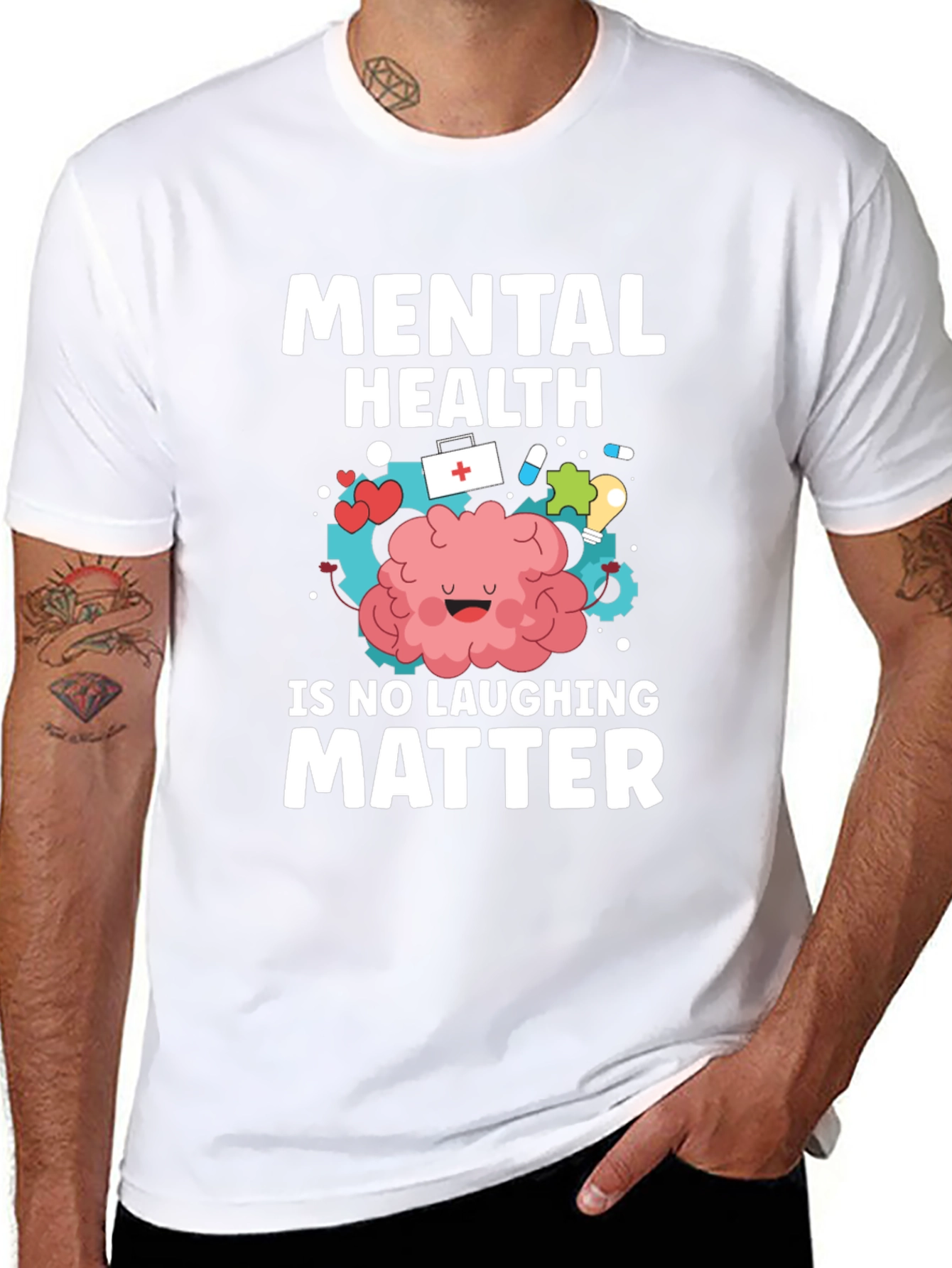 Mental Health Awareness T-Shirt - No Laughing Matter