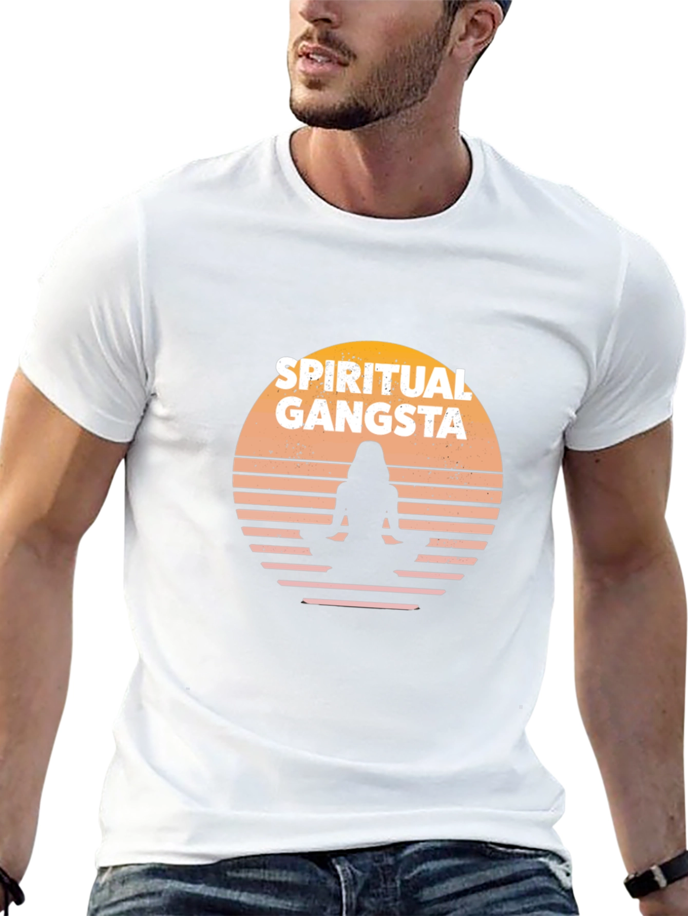 Spiritual Gangsta Graphic T-Shirt - Black