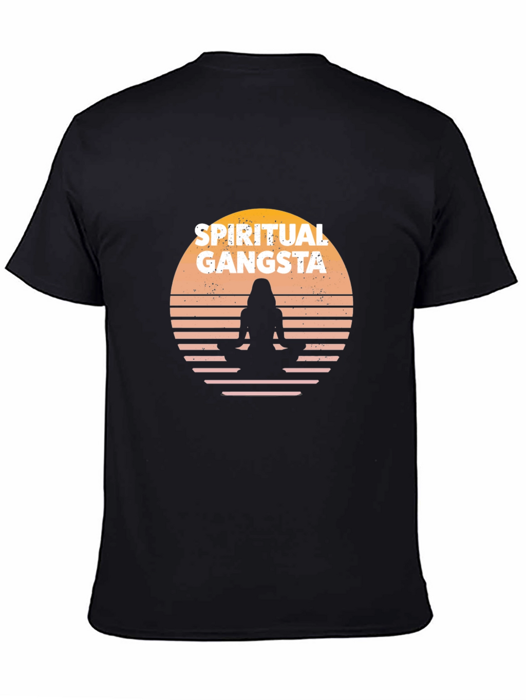 Spiritual Gangsta Graphic T-Shirt - Black