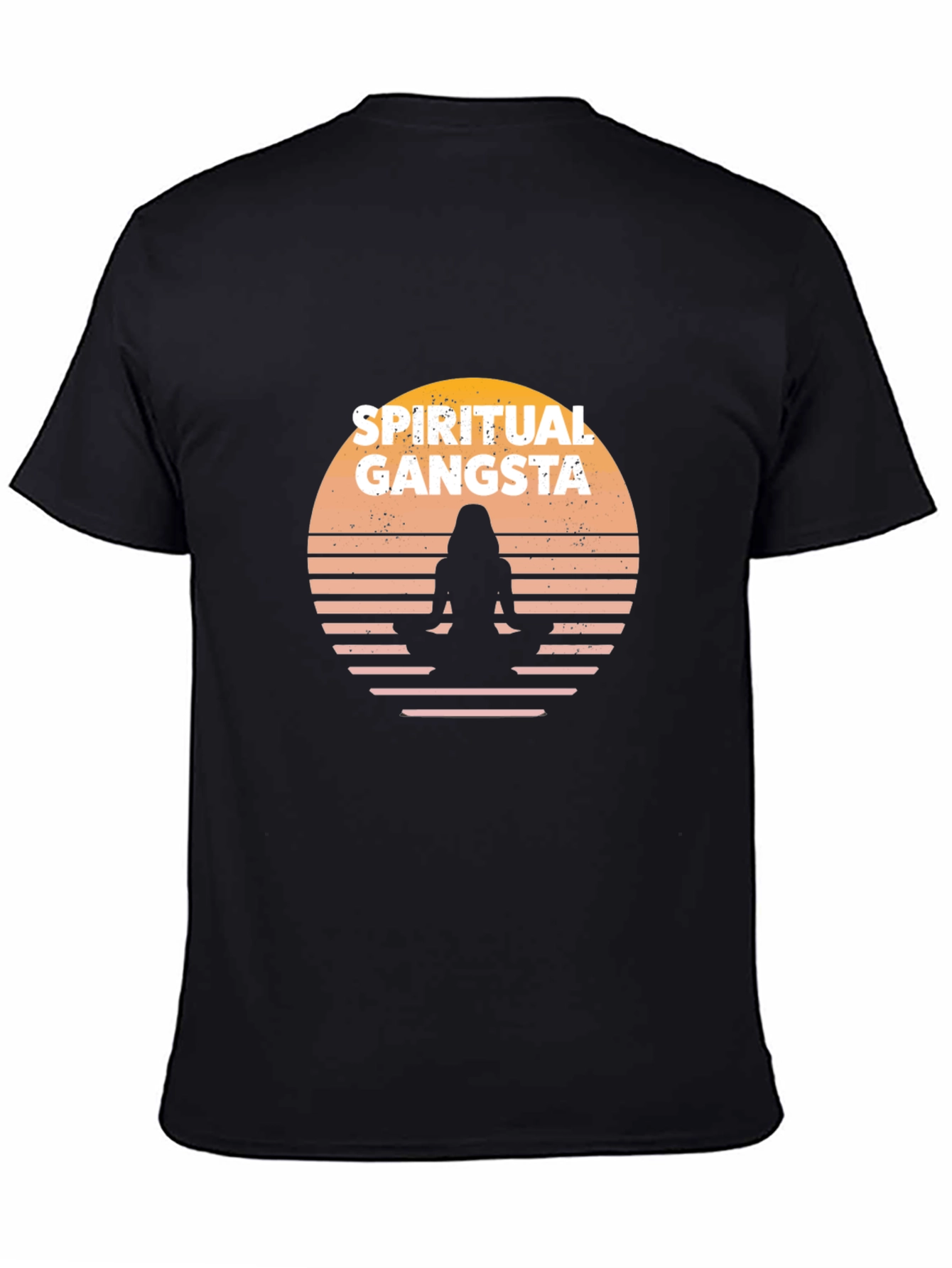 Spiritual Gangsta Graphic T-Shirt - Black