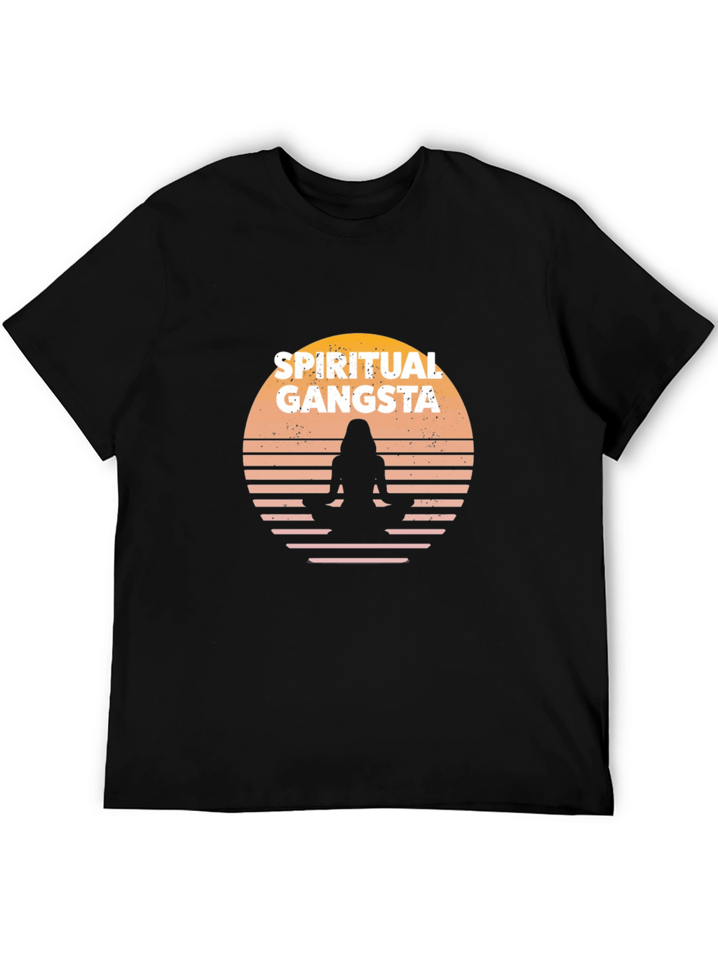 Spiritual Gangsta Graphic T-Shirt - Black