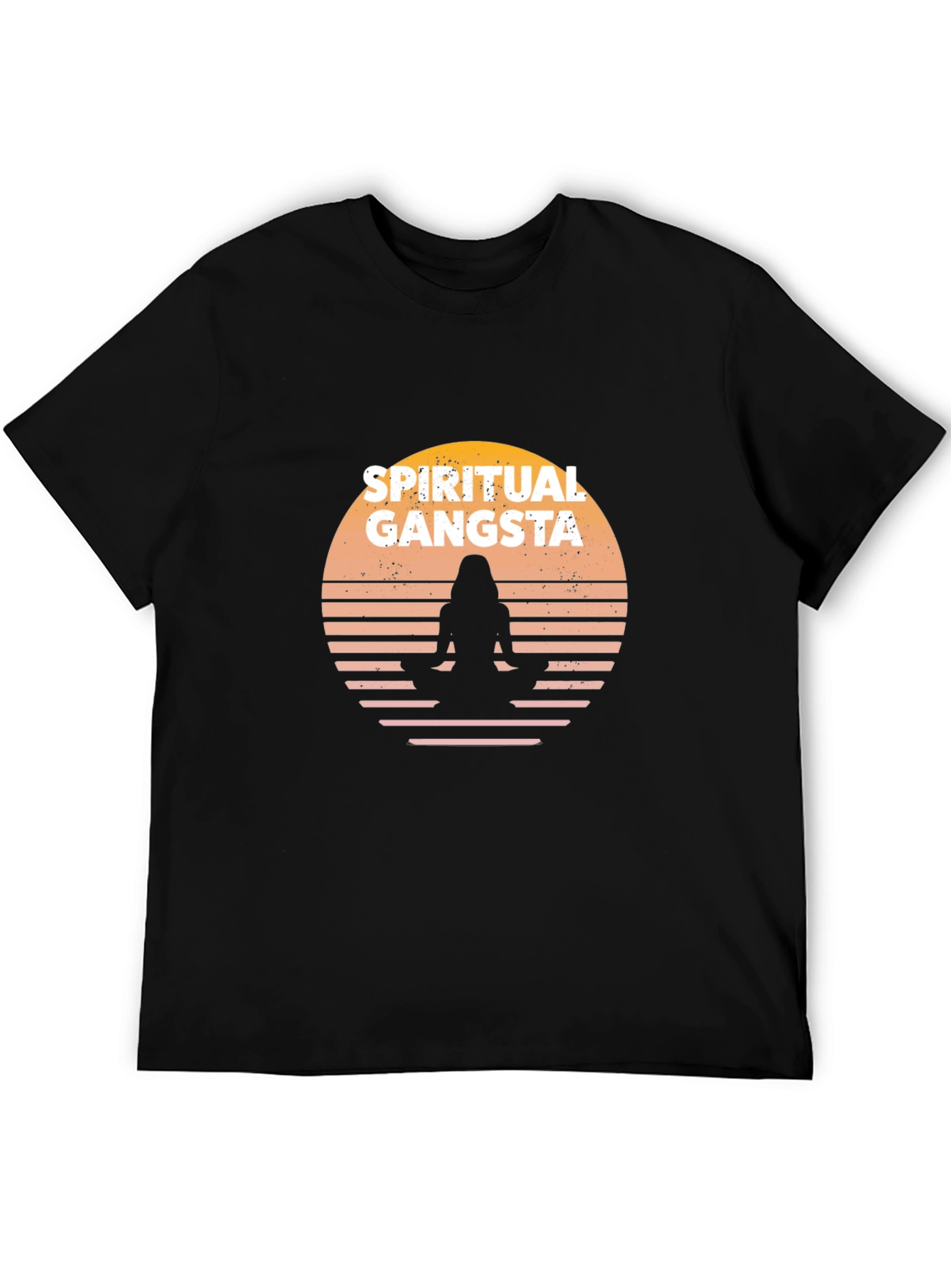 Spiritual Gangsta Graphic T-Shirt - Black